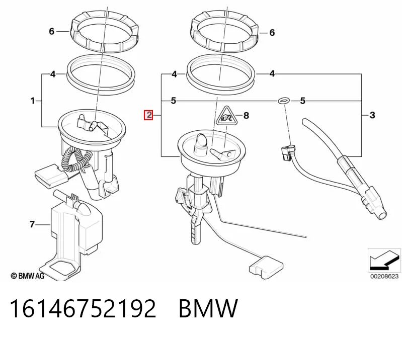 16146752192 BMW Датчик бензобака