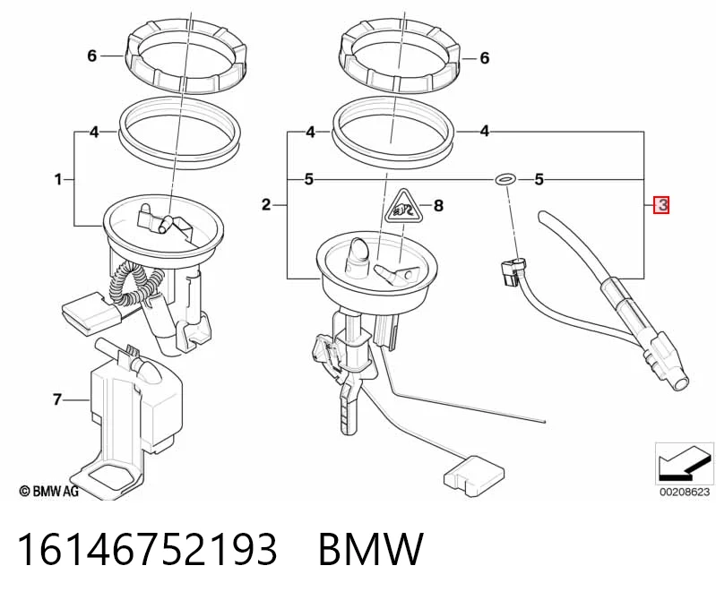 16146752193 BMW Датчик бензобака