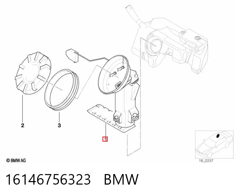 16146756323 BMW Електробензонасос