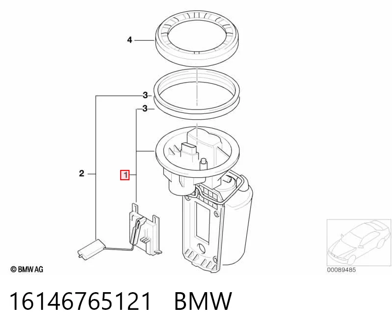 Бензонасос MAM00283M Magneti Marelli