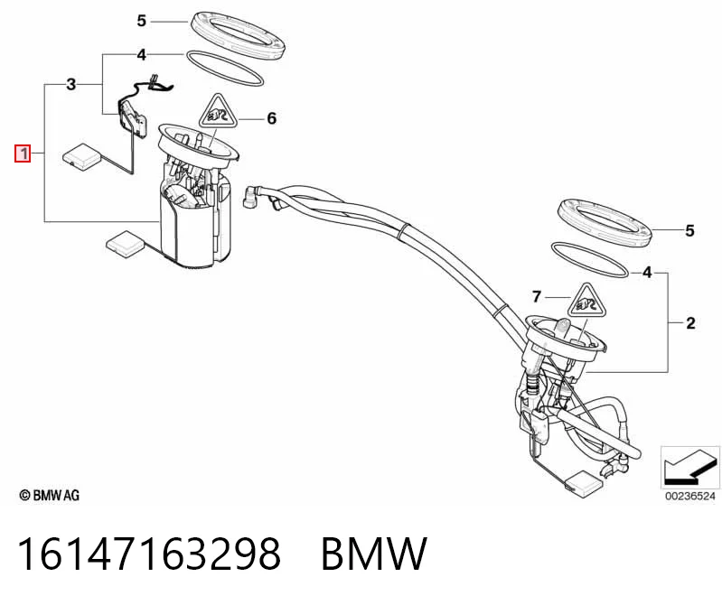 Модуль бензонасоса BMW 3 універсал (E91) (2004 - 2012) ціна, від 158.76 USD