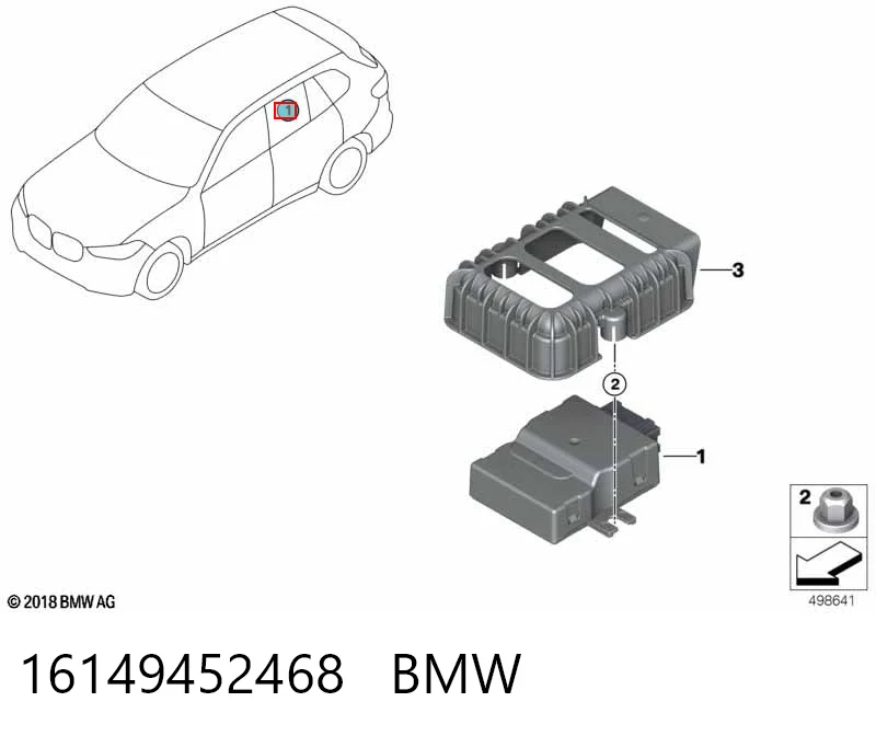 16149452468 BMW Модуль управління (ЕБУ) паливного насоса