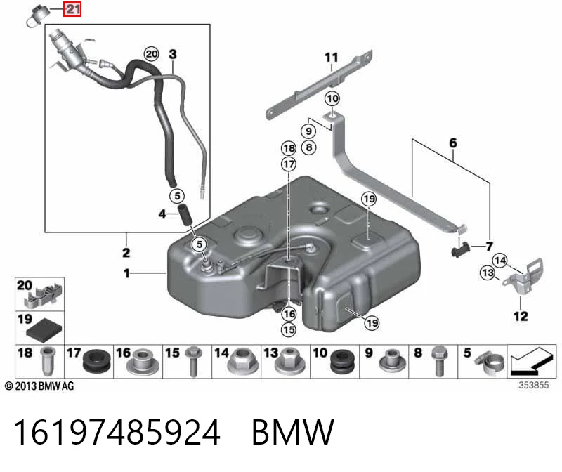 Купити 31405817 Volvo Кришка заливної горловини бака AD BLUE