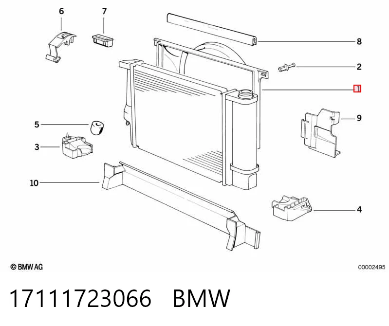 Облицювання рамки радіатора на BMW 3  E36