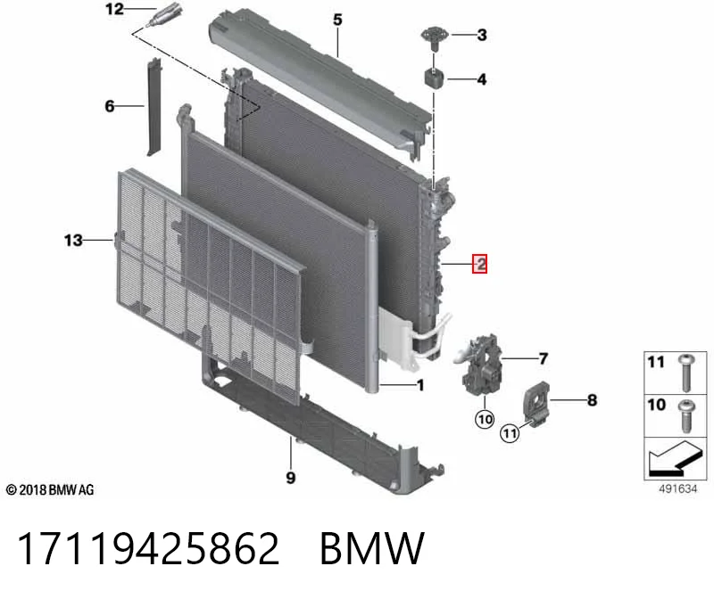 Радіатор основний Polcar 20E1085 ціна, від 145.43 USD