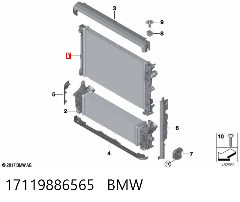 Радіатор основний Polcar 20T2083 ціна, від 182.97 USD
