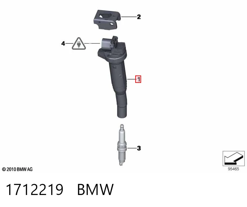 1712219 BMW Котушка запалювання