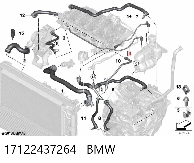 17122437264 BMW 