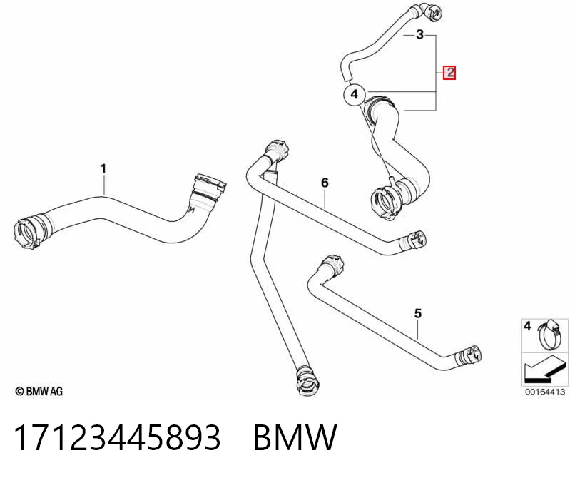 Шланги системи охолодження Mercedes A9625002772