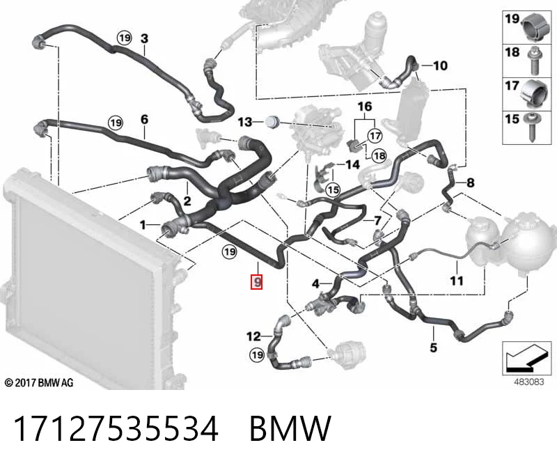 17127535534 BMW 