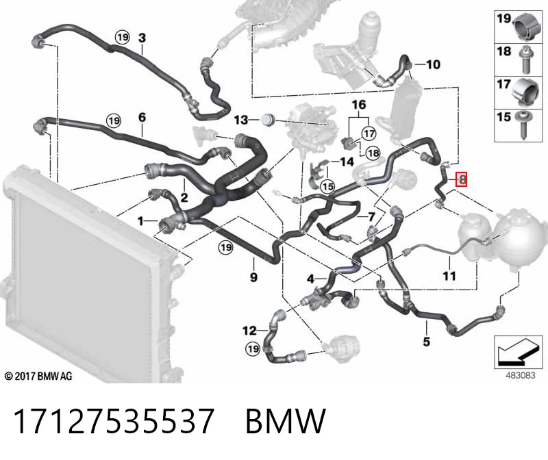 17127535537 BMW 