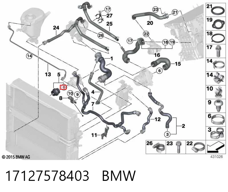 17127578403 BMW 