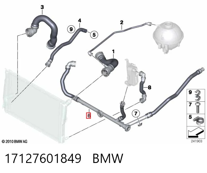 17127601849 BMW 