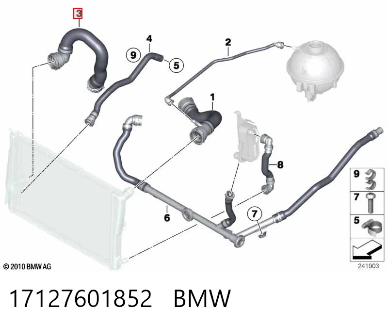 17127601852 BMW 