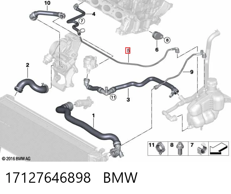 17127646898 BMW 