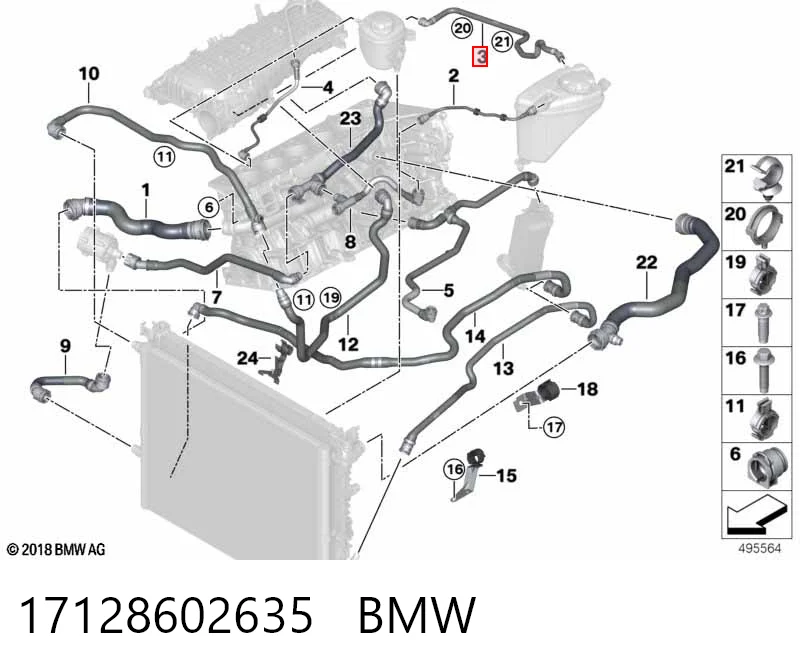 17128602635 BMW 