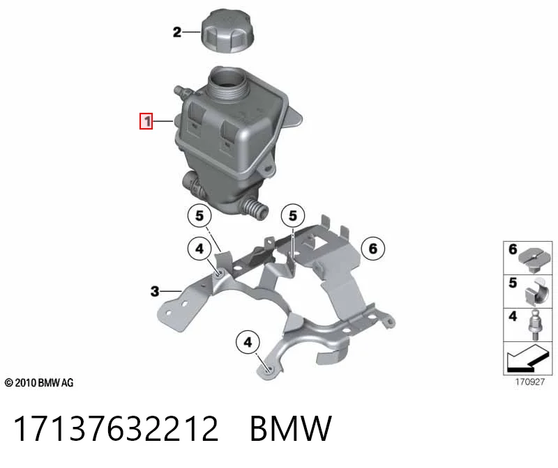 17137632212 BMW Розширювальний бачок охолодження