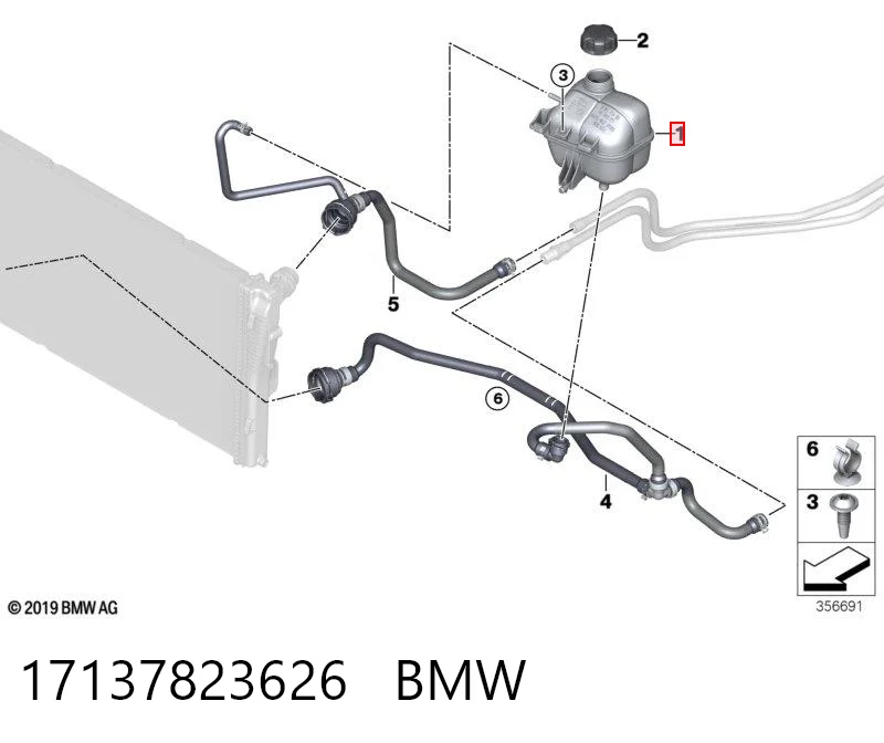 Бачок розширювальний Polcar 5103ZB1