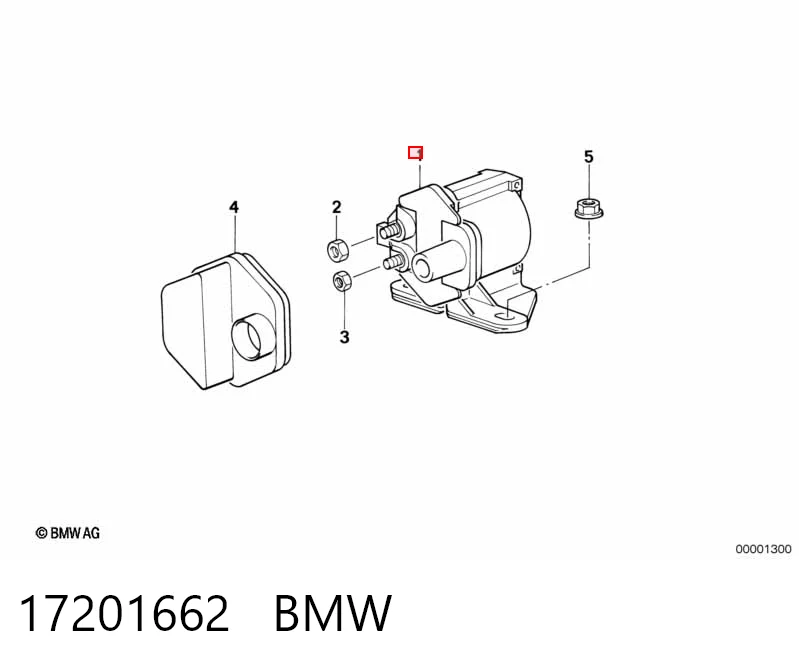 17201662 BMW Котушка запалювання