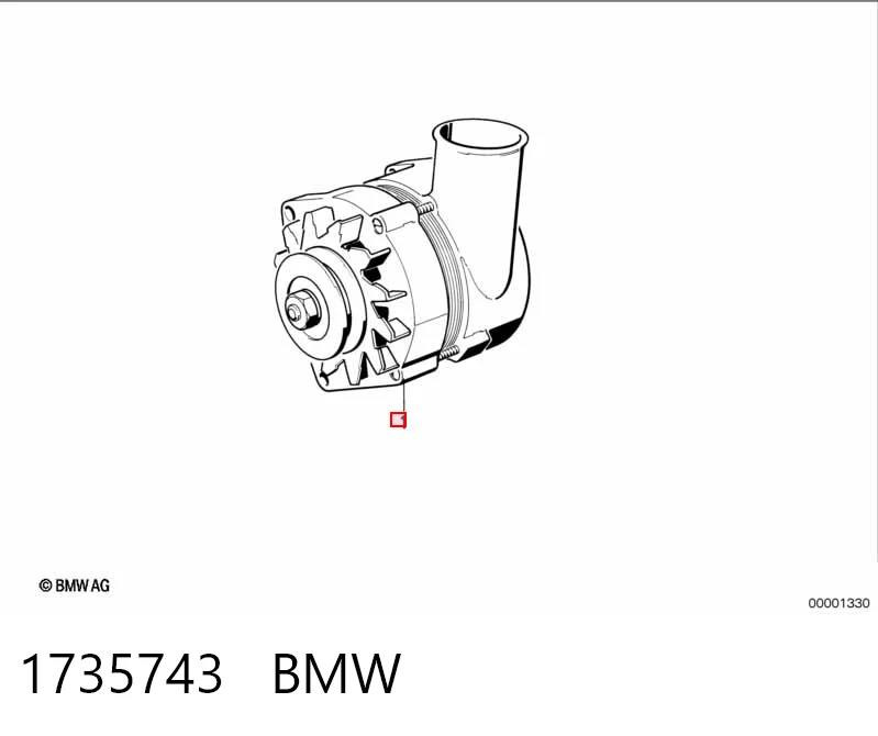 1735743 BMW Авто генератор