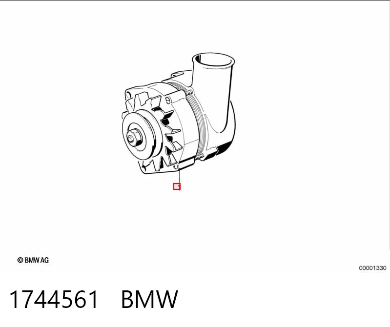 1744561 BMW Авто генератор