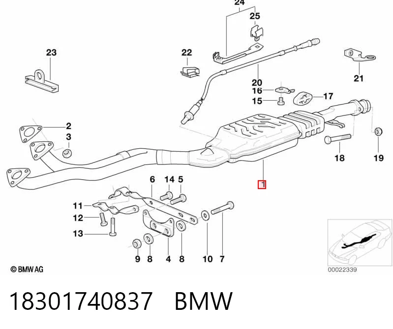 Глушник, центральна частина 99085 Bosal