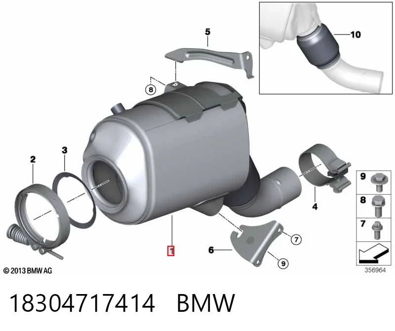 Фільтр ДПФ на BMW X3  E83