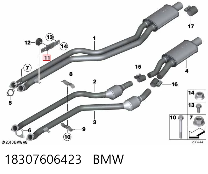  BMW 18307606423 ціна, від 11.40 USD