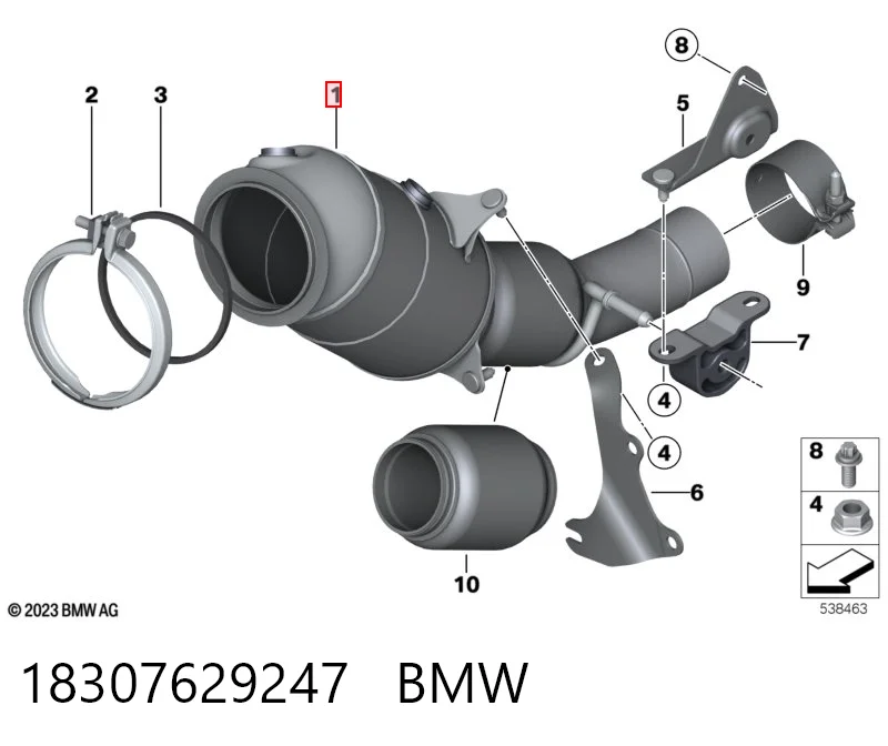 Купити Каталізатор BMW X1  E84