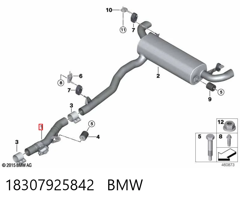  BMW 18308582072 ціна, від 518.16 USD