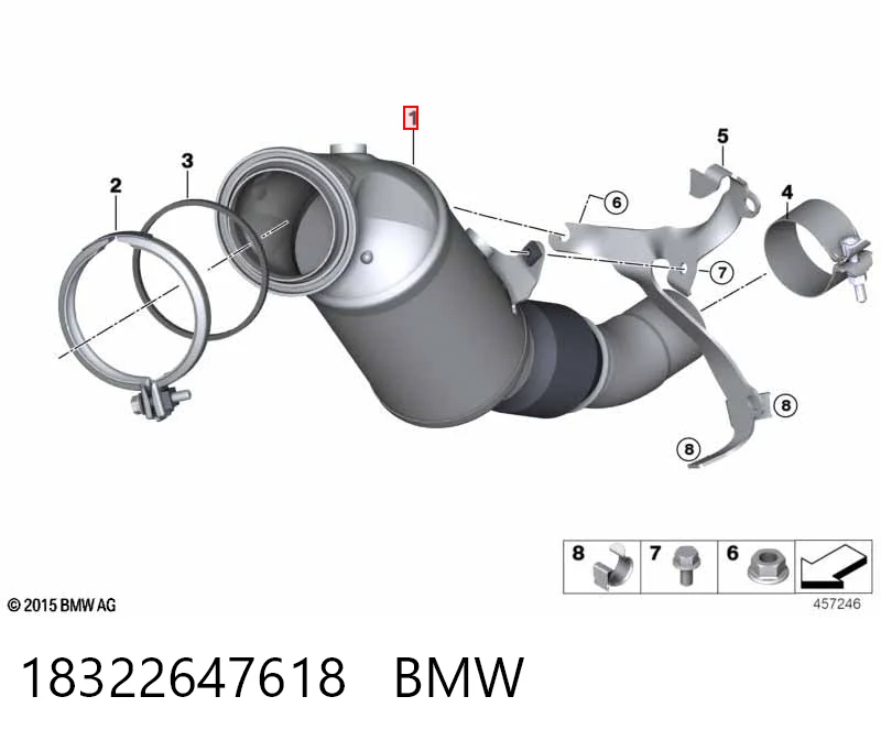 Купити Каталізатор BMW 3  G20, G80, G28