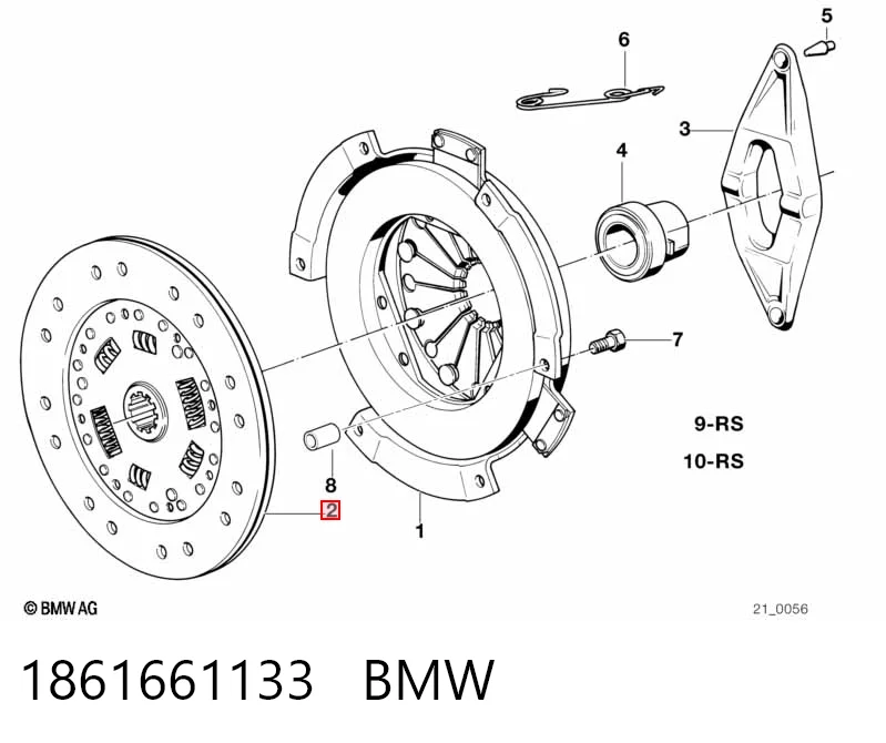 Зчеплення BMW 3 седан (E30) (1982 - 1992) ціна, від 61.20 USD