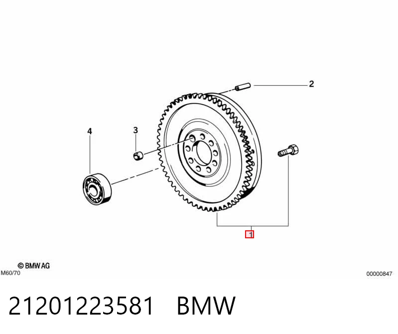 Маховик двигуна BMW 21201223580 ціна, від 782.75 USD