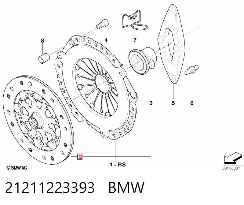 Купити Диск зчеплення BMW 5  E39