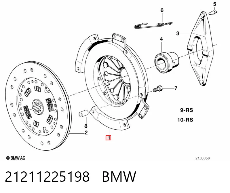 Корзина зчеплення 3082151031 Sachs