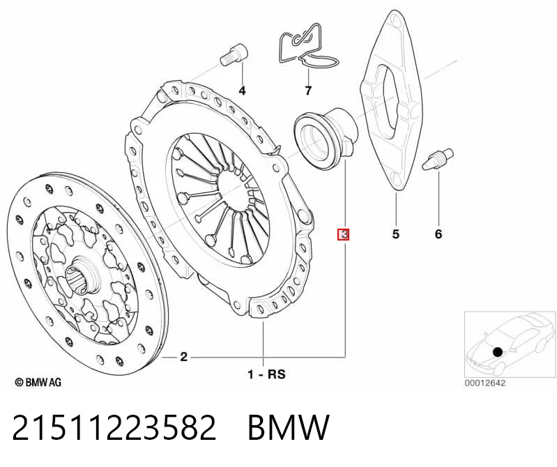 Купити Вижимний підшипник BMW 3  E90