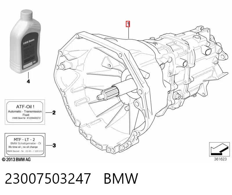 КПП в зборі BMW 3 