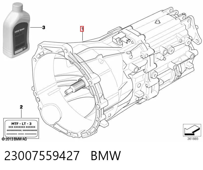 МКП в зборі BMW X1 позашляховик (E84) (2009 - 2015) ціна, від 161.42 USD