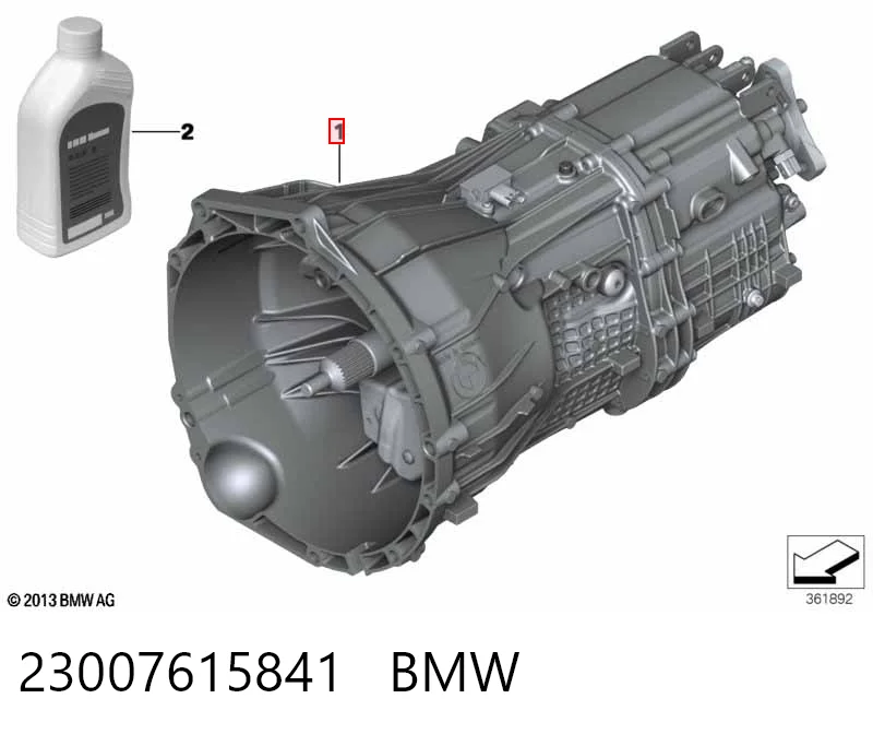 МКП в зборі BMW 5 седан (F10) (2009 - 2016) ціна, від 294.80 USD