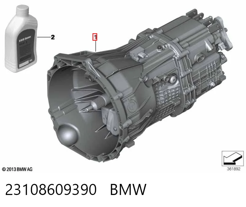 МКП в зборі BMW 5 седан (F10) (2009 - 2016) ціна, від 294.80 USD