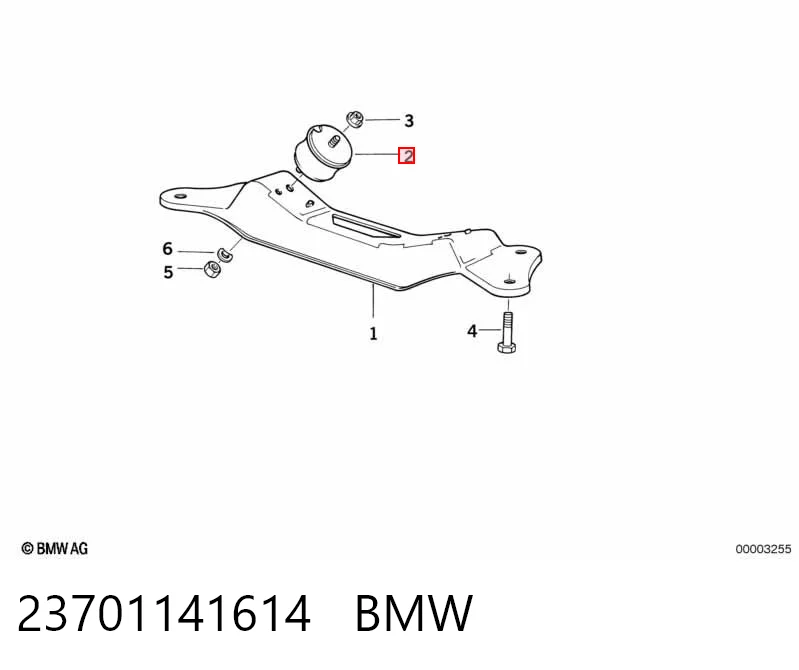 Опора кпп на BMW 3  E36
