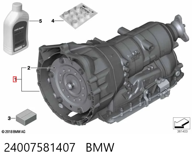 Коробка передач автомат BMW 5 універсал (E61) (2003 - 2009) ціна, від 1424.90 USD