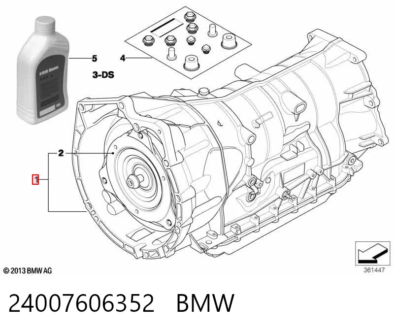 24007606352 BMW Автоматична коробка передач