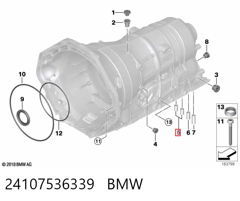 501319279 ZF Parts Ремкомплект АКПП