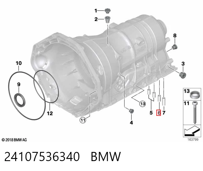 501319280 ZF Parts Ремкомплект АКПП