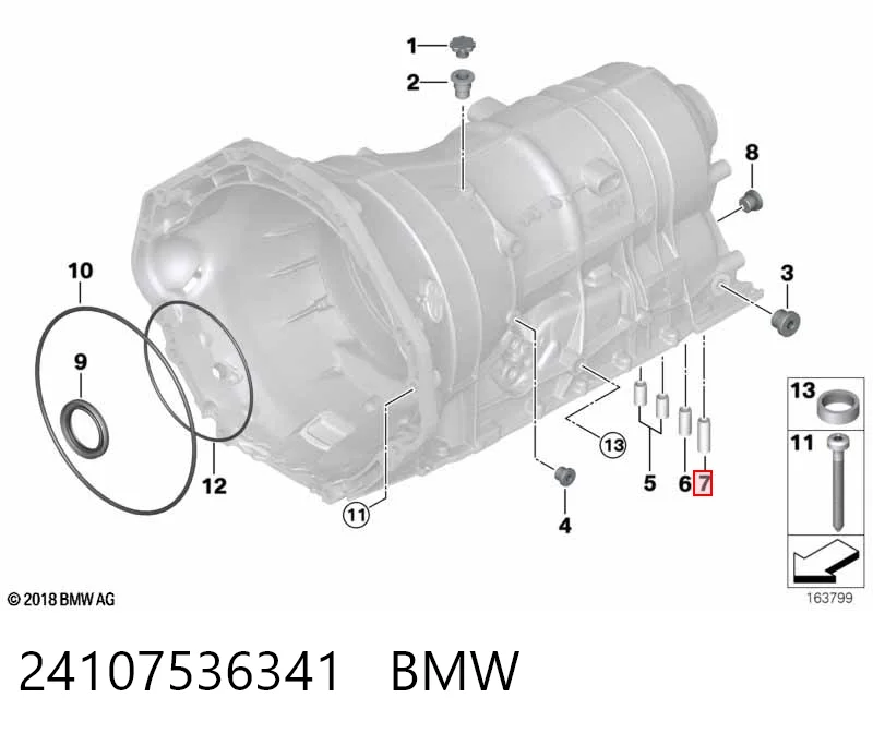 501319281 ZF Parts Ремкомплект АКПП