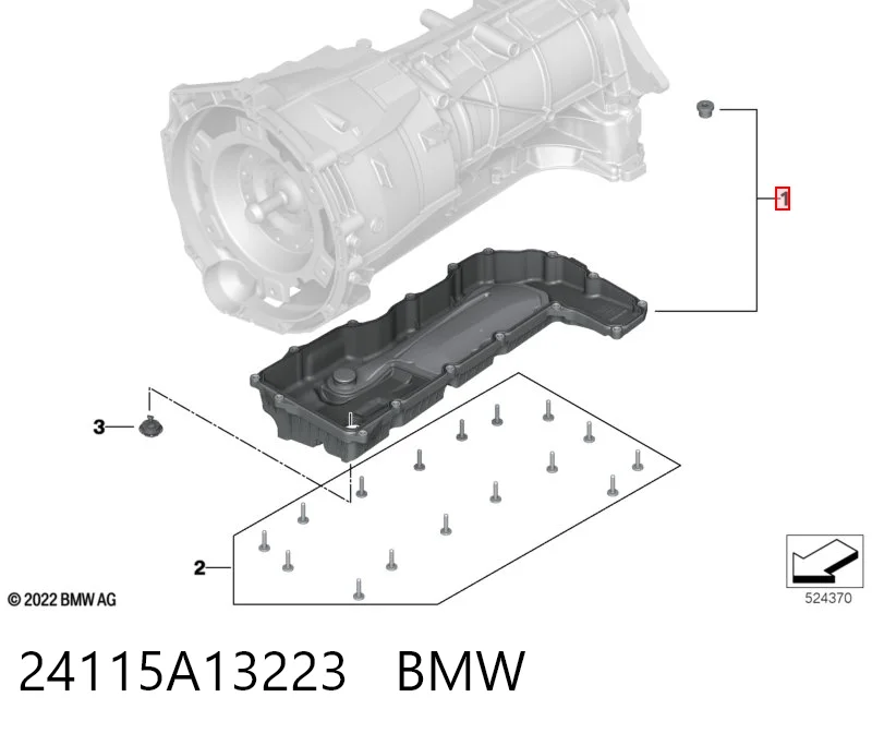 24115A13223 BMW Піддон АКПП