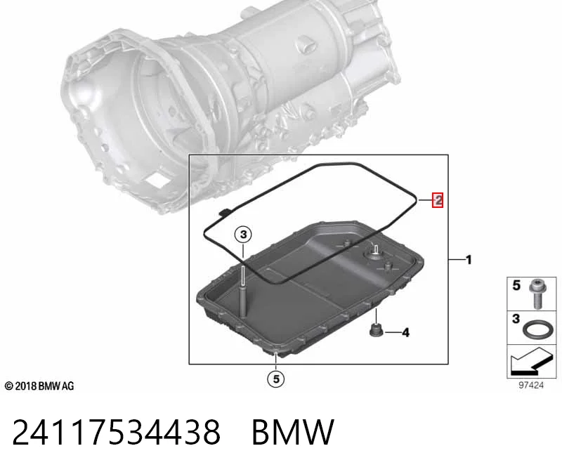 Купити 501323155 ZF Parts Прокладка піддону АКПП