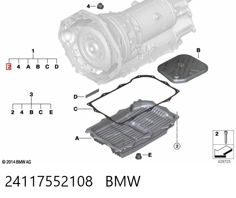 Піддон АКПП ZF Parts 0736101486