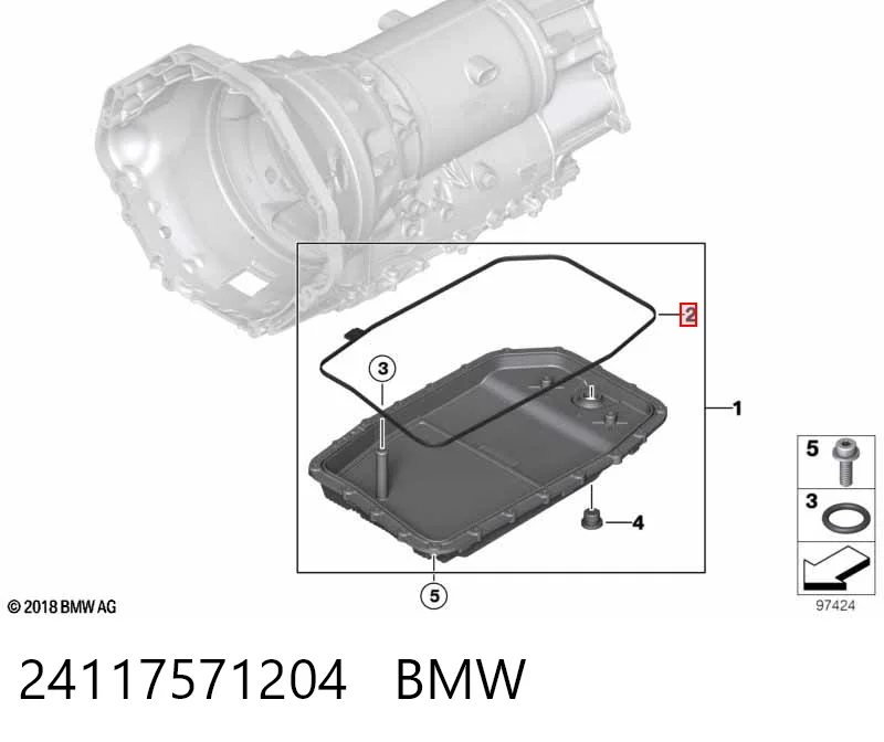 Прокладка піддону АКПП 501323155 ZF Parts